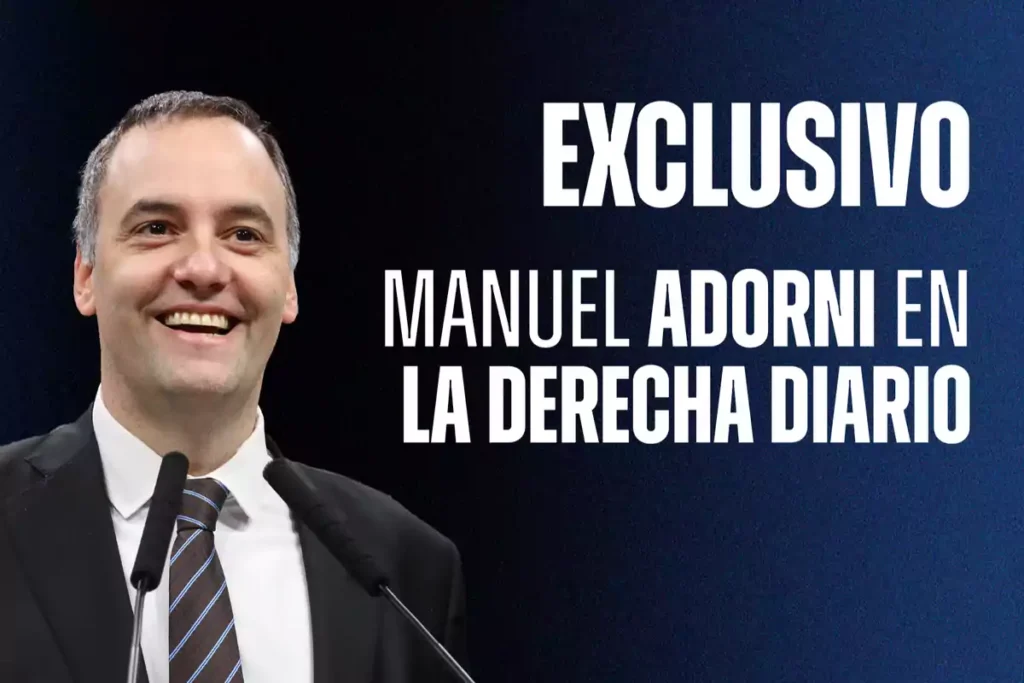 Manuel Adorni en exclusiva con La Derecha Diario