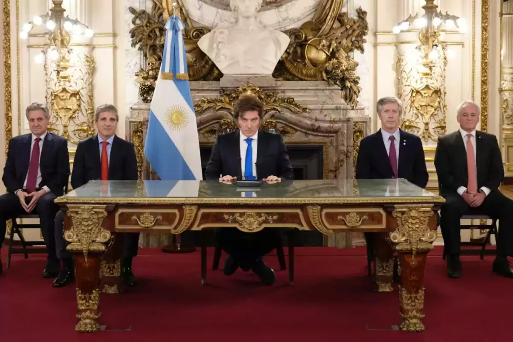 El presidente Javier Milei habló en cadena nacional y apuntó contra el Congreso